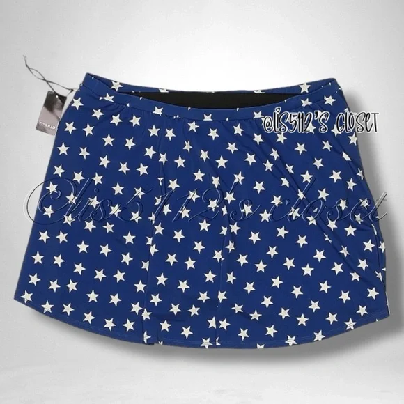 Torrid DC Comics Wonder Woman Triangle Bikini & Swim Skirt Swimsuit SET 2X 3X - Picture 9 of 16